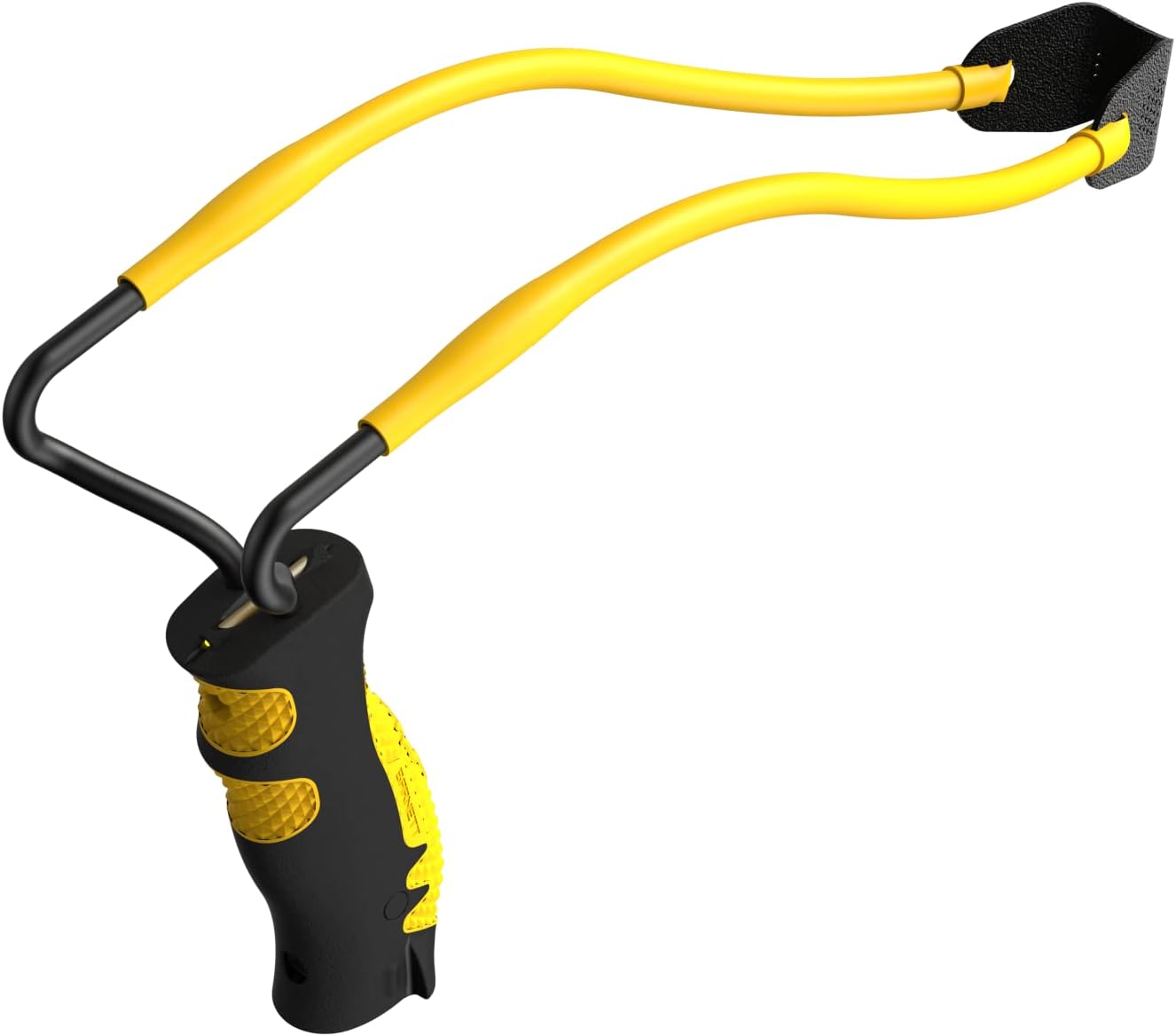 10. BARNETT King Rat Slingshots, Ambush Slingshot with Lightweight Compact Design, Pocket Sized Slingshot Includes Brushed Leather Pouch, & Practice Ammo