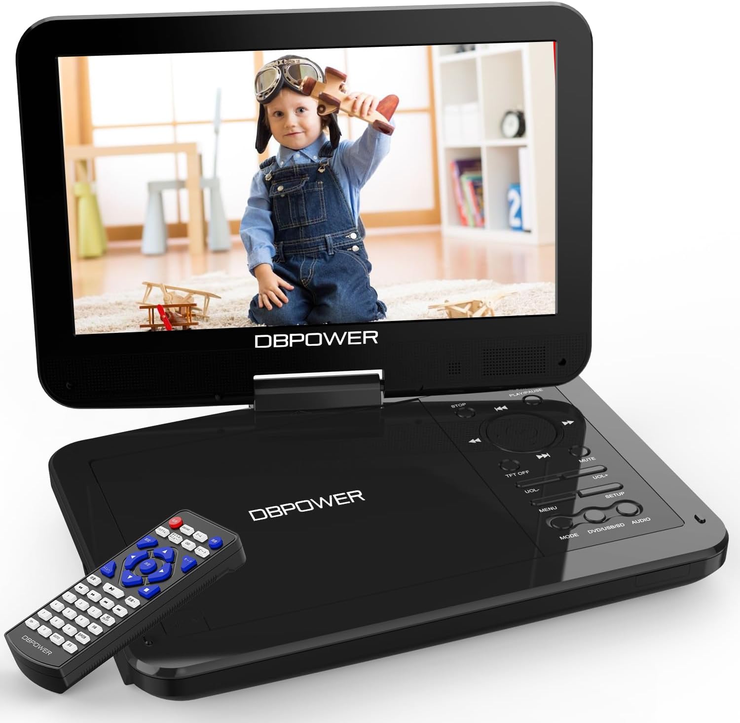 1. DBPOWER 9.5" Portable DVD Player - The Reliable Workhorse