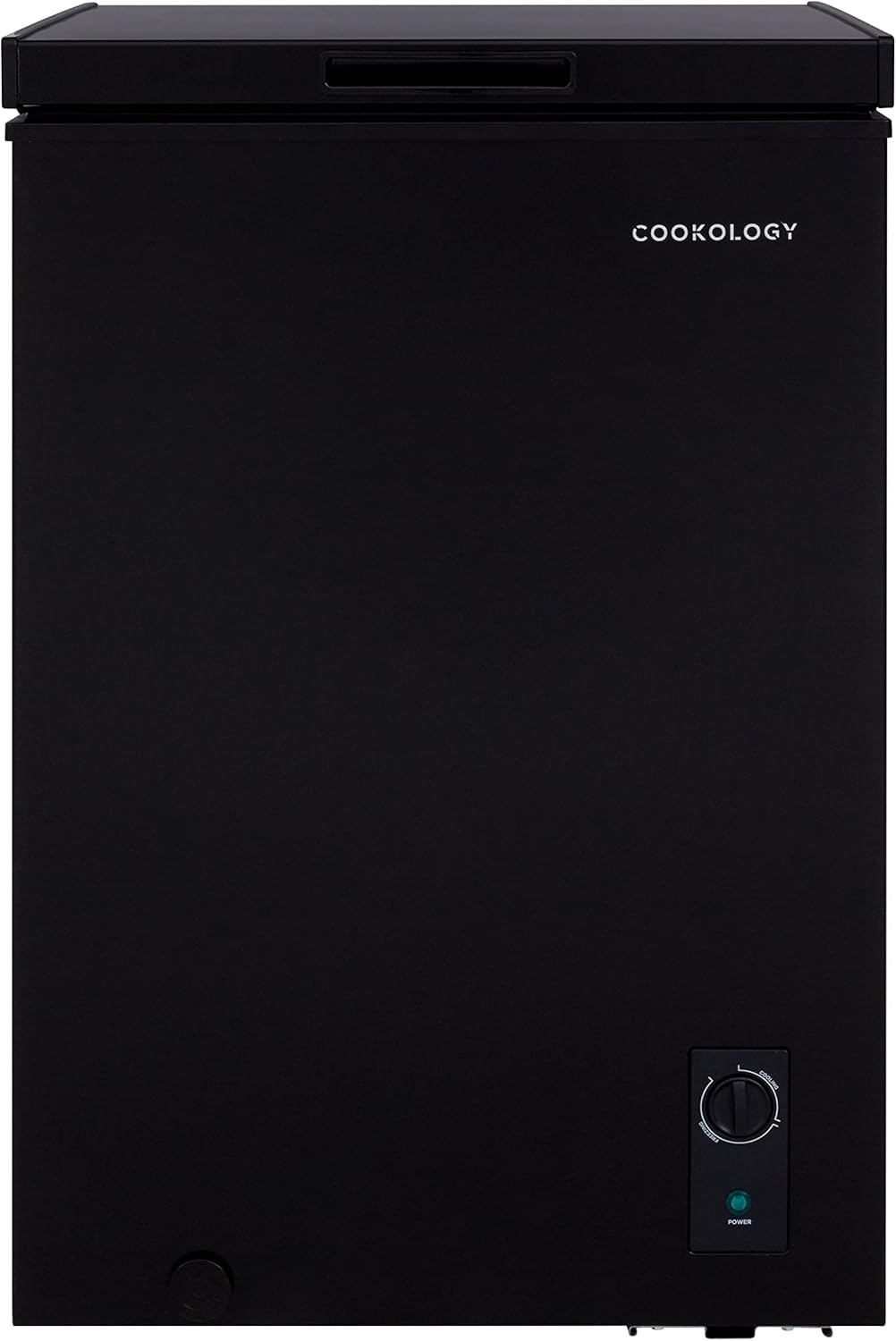 Cookology CCFZ99BK Freestanding Chest Freezer in White - 99 Litre Capacity - For Kitchens, Outbuildings & Garages - Adjustable Feet & Temperature Controls - 4 Star Freezer Rating [Energy Class E]