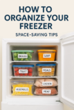 How to Organize Your Freezer: Essential Space-Saving Tips